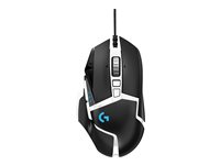 Logitech Gaming Mouse G502 (Hero) Optisk Kabling Sort Hvid